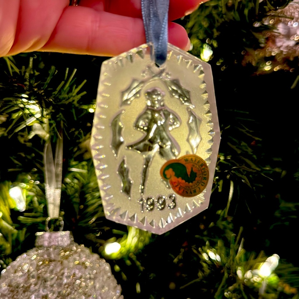 Waterford Crystal 1993 Christmas ornament
